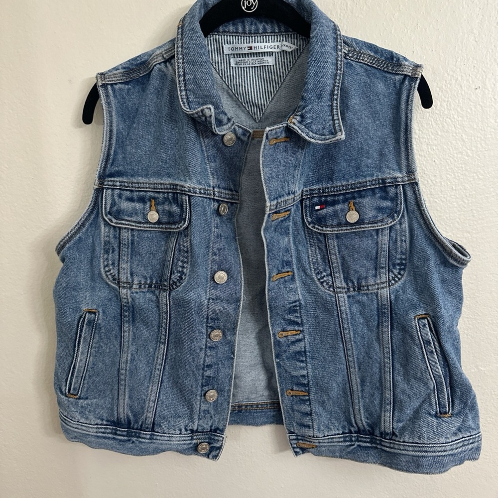Vintage Y2K Tommy Hilfiger Denim Vest